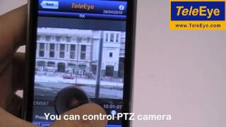 Mobile Video Surveillance Solution  TeleEye iView for iPhone [upl. by Einahc]