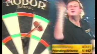 Priestley amp Bristow vs Deller amp Harvey  1995 Butlins World Team Dart Championships Part 5 [upl. by Ridan141]