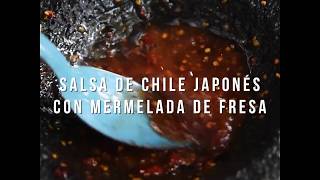 Salsa de chile japones con mermelada de fresa  SMP [upl. by Collayer185]