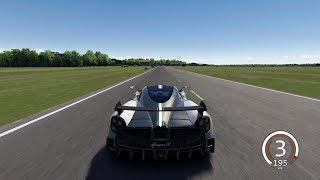 Assetto Corsa  Pagani Huayra BC in Top Gear Test Track FHD 1080P 60FPS [upl. by Syla]