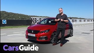 Peugeot 308 GTi 2017 review first drive video [upl. by Rodmann]