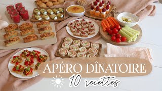 APERO DINATOIRE pour lété  10 recettes simples et délicieuses [upl. by Alrak]