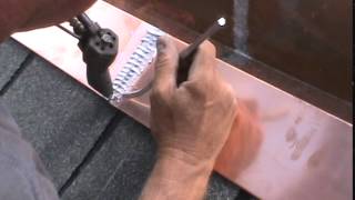 Soldering a Box Gutter  Stitching [upl. by Akiemahs]