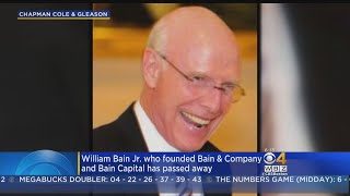 Bain Co Founder William Bain Jr Dies [upl. by Wise]