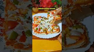 Recipe of Bread Pizza 😋shorts recipe bread pizza ytshorts cooking homemade trending ♥️ [upl. by Yrruc]