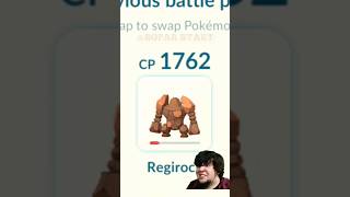 Omg 20HP ✨Shiny Regirock Grunt Badly in pokemongo soparstart [upl. by Freyah]