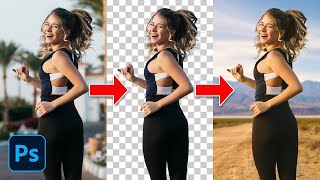 How To Change a Background in Photoshop [upl. by Esiocnarf]