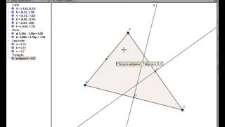 Mediatrices de un triángulo usando Geogebra [upl. by Leinadnhoj580]