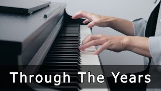 Through The Years  Kenny Rogers Piano Cover by Riyandi Kusuma [upl. by Akinod684]