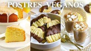 4 RECETAS DULCES  Veganas Fáciles que Calientan el Alma [upl. by Gladdie]