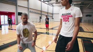 Tim Martin 2018 COLLEGE COMBINE with Nic Claxton [upl. by Pappas]