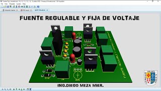 FUENTE FIJA Y VARIABLE DE VARIOS VOLTAJES 15V 12V 5V 15V 12V Y  5V [upl. by Ardehs279]