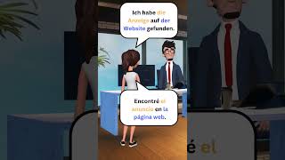 Alemán para Hispanohablantes Das Bewerbungsgepräch auf deutsch Job Interview Arbeit idiomas s [upl. by Jorrie998]