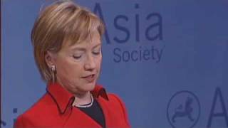 Hillary Clintons address at The Asia Society New York on USAsia Relations [upl. by Kcireddor505]