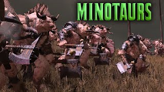 Taurox the Brass Bull army composition  doomstack  Minotaurs doomstack [upl. by Roxana]