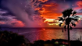 HD Video 1080p  Timelapse with Sunsets Clouds Stars [upl. by Zonda]