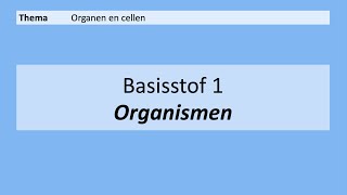 VMBO 3  Organen en cellen  1 Organismen  8e editie  MAX [upl. by Githens]