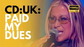 Anastacia  Paid My Dues  CDUK 2001 HD [upl. by Warp]