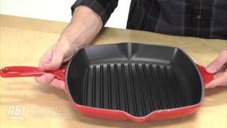 Le Creuset 10 14 inch Cast Iron Grill Pan [upl. by Rossen]