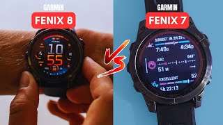 Garmin Fenix 8 VS Garmin Fenix 7 [upl. by Vachill]