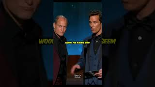 Matthew McConaughey shares a Woody Harrelson secret [upl. by Lehcer]