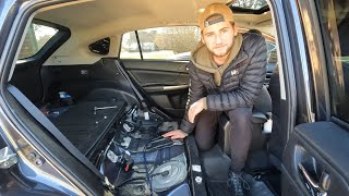 Subaru Crosstrek Rear Seat Removal [upl. by Talmud]