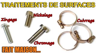 🔧 Zingage  Nickelage  Chromage  Cuivrage  Pièces amp Visserie traitées maison [upl. by Remde]