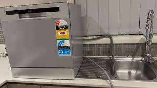 How to install a bench top dishwasher easy and clear video rental friendly dishwasher [upl. by Prady]