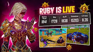 RUBY IS LIVE 🔥 PUBG MOBILE LIVE [upl. by Uyerta814]