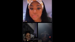 YUNG MIAMI TIA KEMP AND SAUCY SANTANA HOP ON LIVE SPILLS TEA ON RICK ROSS yungmiami tiakemp [upl. by Marlo]