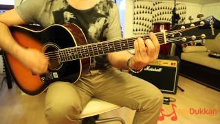 Epiphone AJ220S  Akustik Gitar İncelemesi Hızlı Video [upl. by Atinnek39]