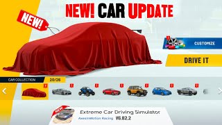 NEW CAR UPDATE 🤯 V6822  Extreme Car Driving [upl. by Adnuhsed]