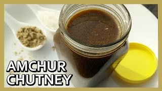 Amchur Ki Chutney Recipe  Best Indian Sweet chutney  Amchoor chutney by Healthy Kadai [upl. by Ahsilra]