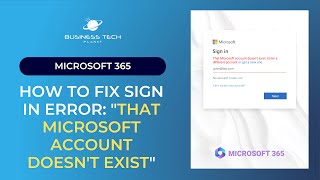 How to Fix We Cant Sign into Your Account Problem in Windows 1110💻Fix No Such Interface Supported [upl. by Oletta]