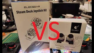 guliKit VS Elecgear Hall effect sensors for Steam deck LCD [upl. by Ragas]