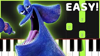 Kraken Theme  Hotel Transylvania 3  EASY Piano Tutorial [upl. by Hgieloj]