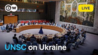 LIVE UN Security Council briefing  ‘Maintenance of Peace and Security of Ukraine’  DW News [upl. by Clinton]