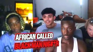 African Calls African American Racial Slur [upl. by Eudosia]