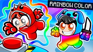 Playing As RAINBOW COLOR Imposters In Among Us [upl. by Llenil222]