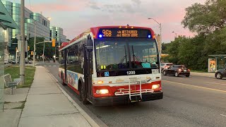 TTC 1200 on route 96B WILSON To HUMBERLINE amp ALBION via Westhumber amp Martin Grove [upl. by Valer]