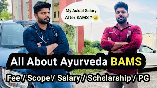 A BAMS Doctor telling All about BAMS COURSE in Detail 😥  A to Z information  Salary  Fee  Scope😭 [upl. by Talbott]