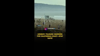 Urgent Tsunami Warning for California Coast—Stay Safe [upl. by Woodford]