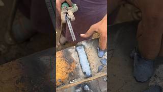 Two rods joint for Root welding new ideas shorts welding ideas method [upl. by Nabroc708]