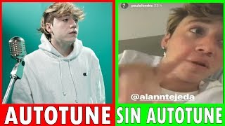 AUTOTUNE vs SIN AUTOTUNE  PAULO LONDRA [upl. by Zobkiw]