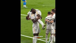 rudiger X Luka Modric Celebration  Real Madrid Vs Villarreal [upl. by Yalcrab]