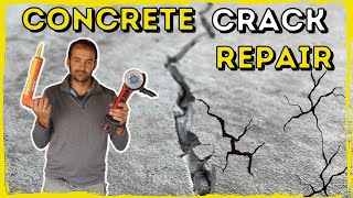 How To Repair A Crack In Concrete [upl. by Idas]