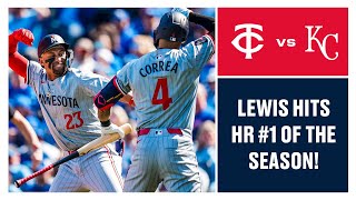 Twins vs Royals Game Highlights 32824  MLB Highlights [upl. by Aikahs]