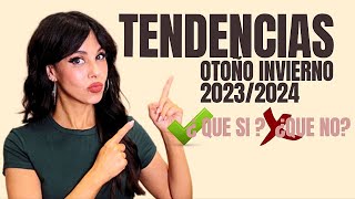 MODA ¿que se va a llevar TENDENCIAS otoño invierno 2023  2024 [upl. by Aniraad]