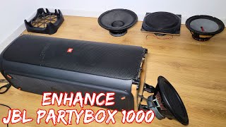 Enhance JBL Partybox 1000 SUBWOOFER [upl. by Drexler]