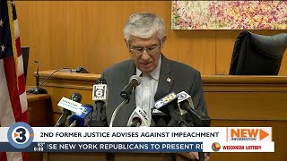 2nd former Wisconsin Supreme Court justice advises Republican leader against impeachment [upl. by Sitnerp]